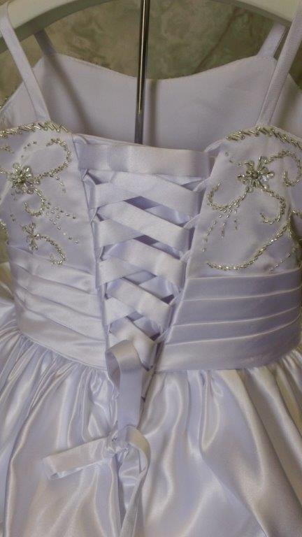 infant pick up flower girl dress